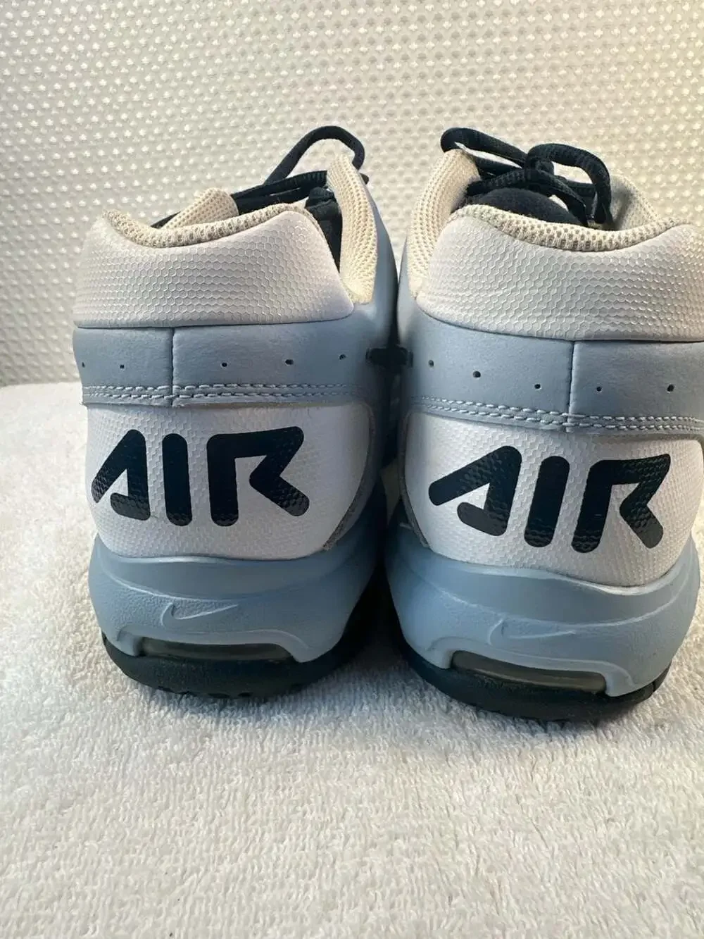 Nike Air Cage Advantage White Navy Grey Tennis Shoes 599360-144